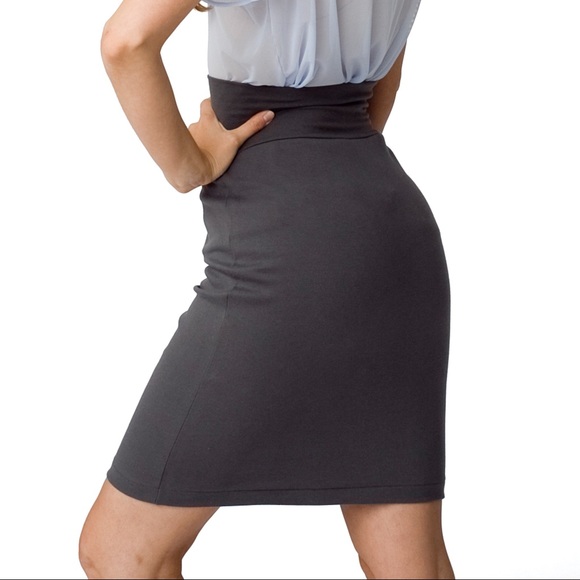NWOT American Apparel - Interlock Pencil Skirt - Picture 2 of 3